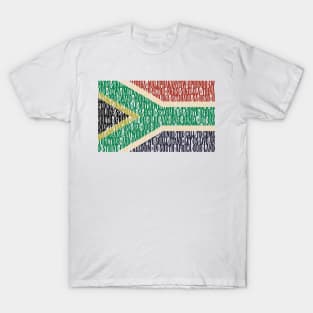 South Africa national anthem flag - Nkosi Sikelel' iAfrika T-Shirt